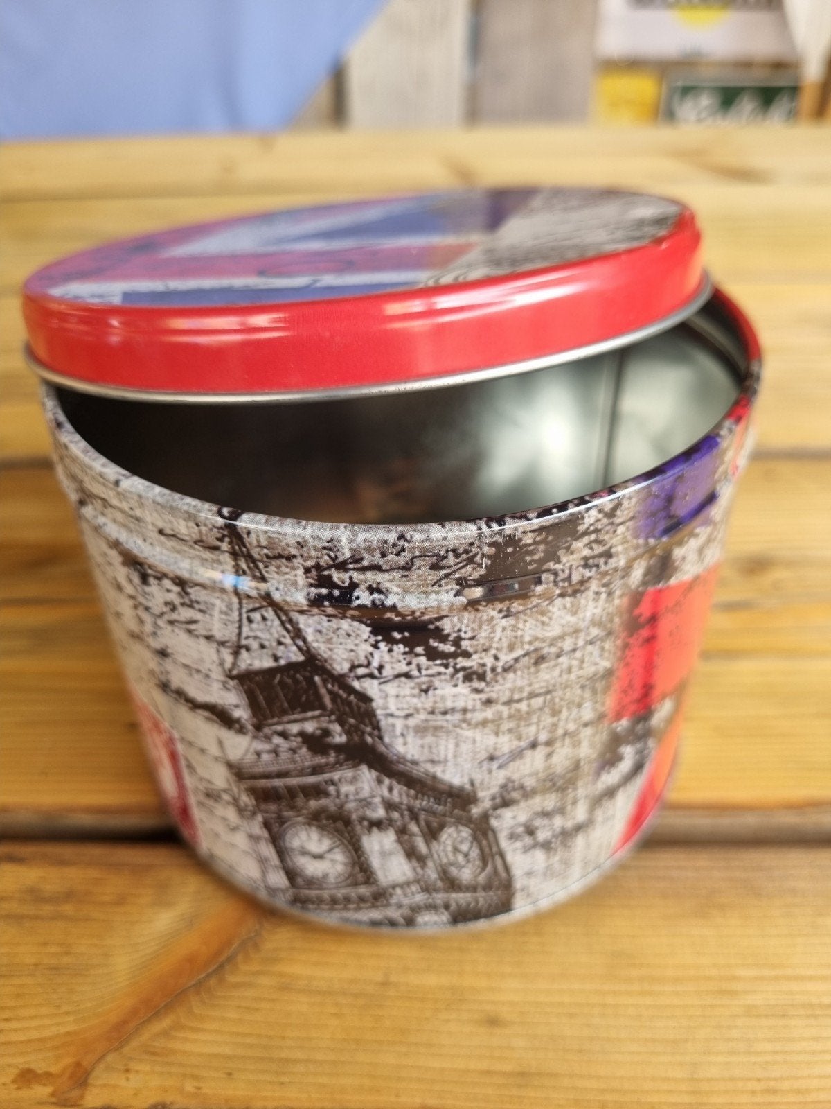 London blik - Union Jack design, Ophalen of Verzenden, Zo goed als nieuw, Koek(jes)
