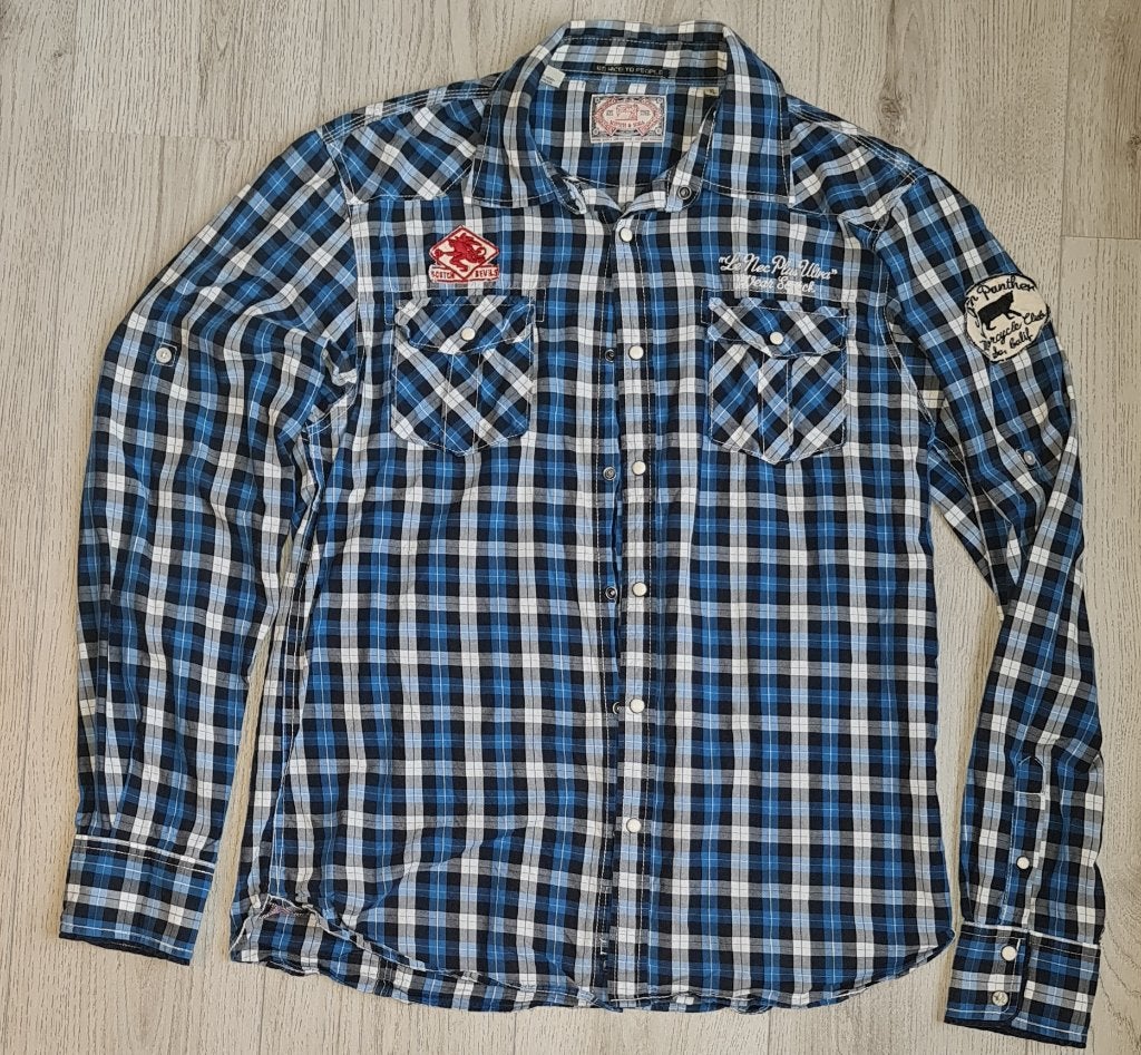 Scotch & Soda geruit overhemd - Maat XL, Overige kleuren, Ophalen of Verzenden, Gedragen, Halswijdte 43/44 (XL)