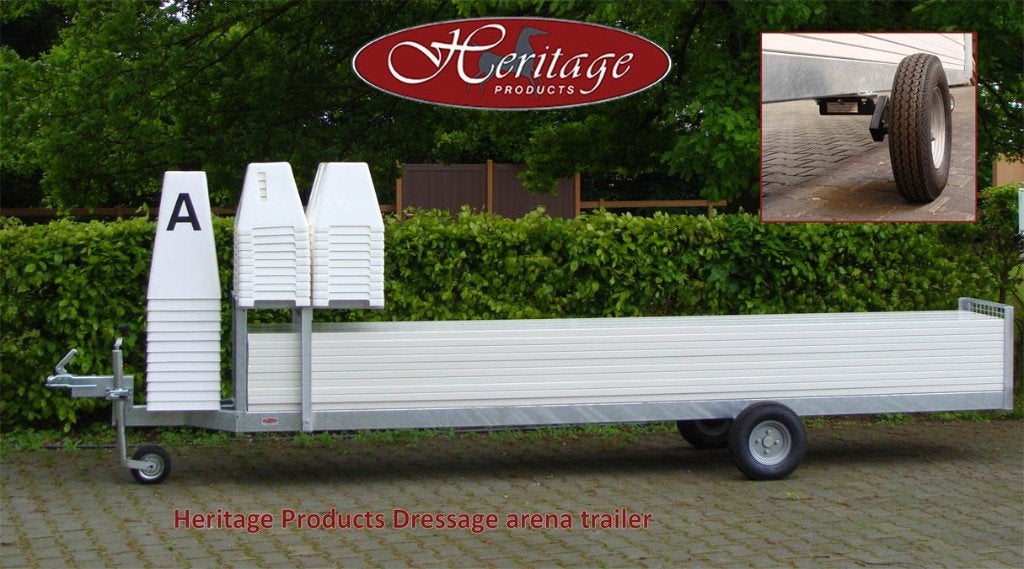 Transportkar trailer voor Heritage dressuurpiste, Ophalen of Verzenden, Nieuw, Dressuur