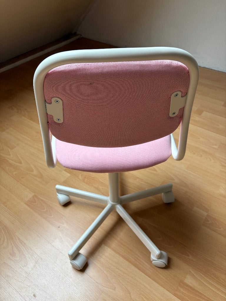 ÖRFJÄLL Kinderbureaustoel, Ophalen, Gebruikt, Roze, Bureaustoel