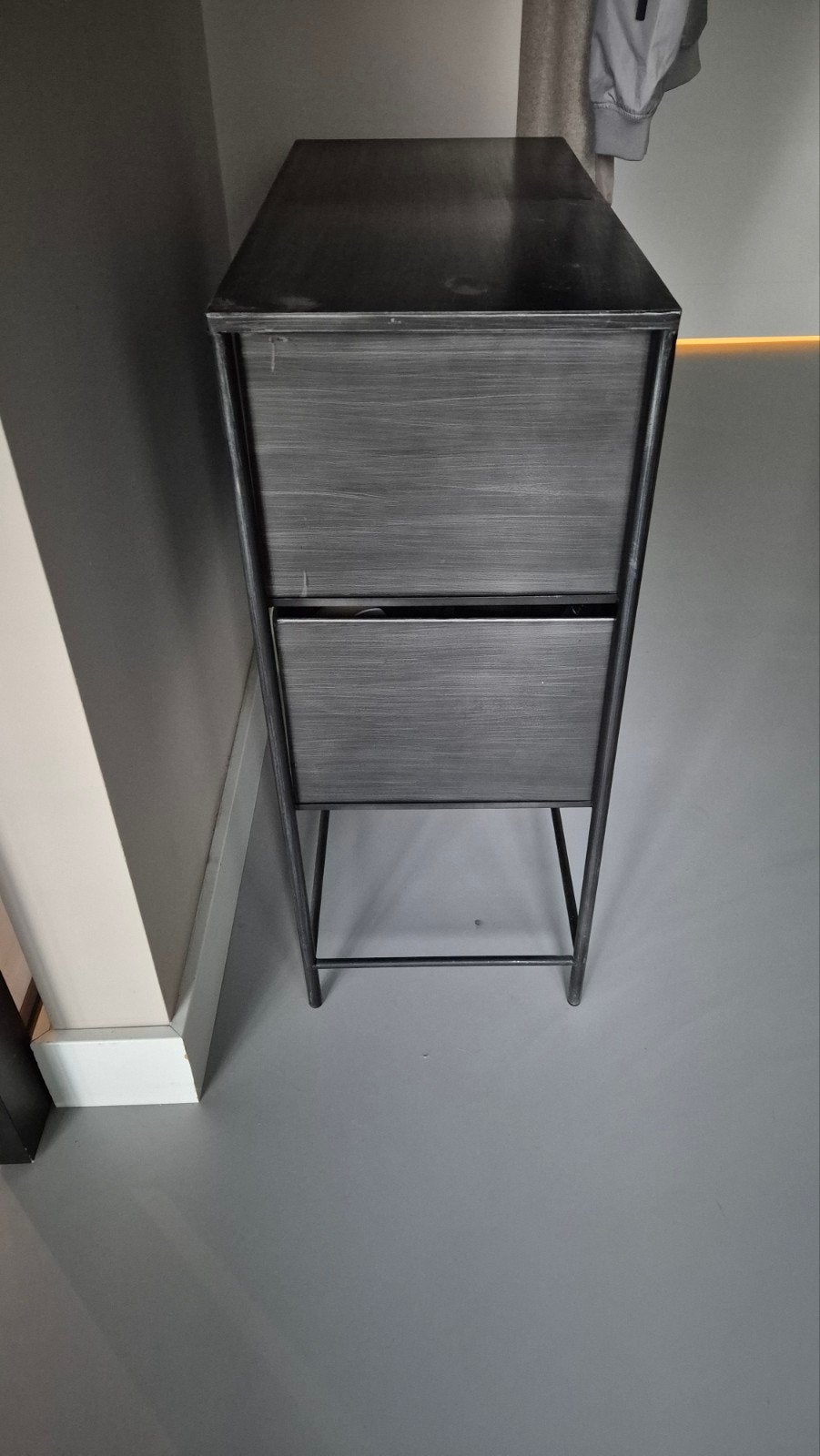 Industriële ladekast met 4 laden - Metaal, Huis en Inrichting, Ophalen, Gebruikt, 50 tot 100 cm, 3 of 4 laden