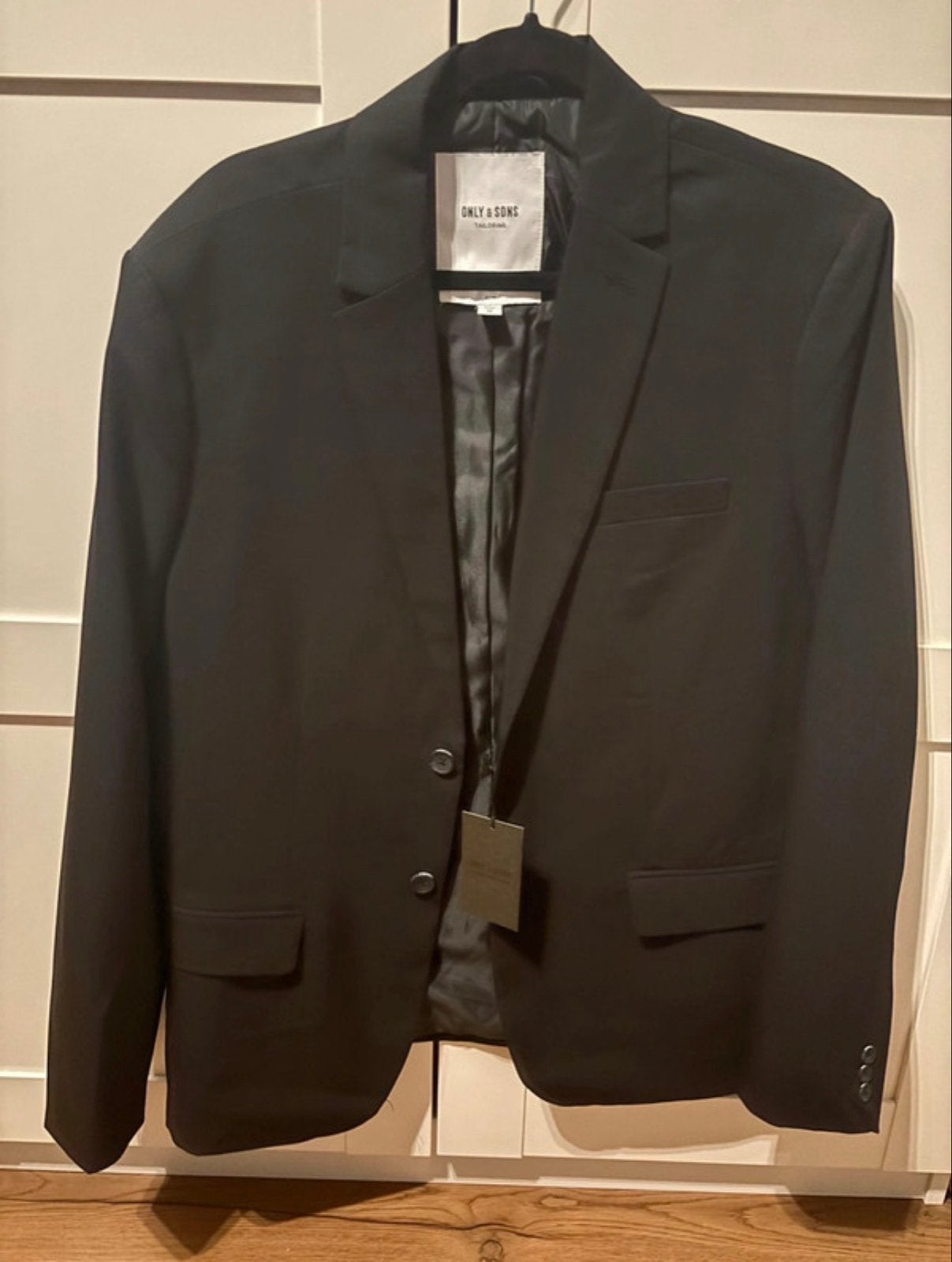 Only & Sons Slim Fit Colbert Zwart - Maat 52 (L), Ophalen of Verzenden, Nieuw, Maat 52/54 (L), Zwart