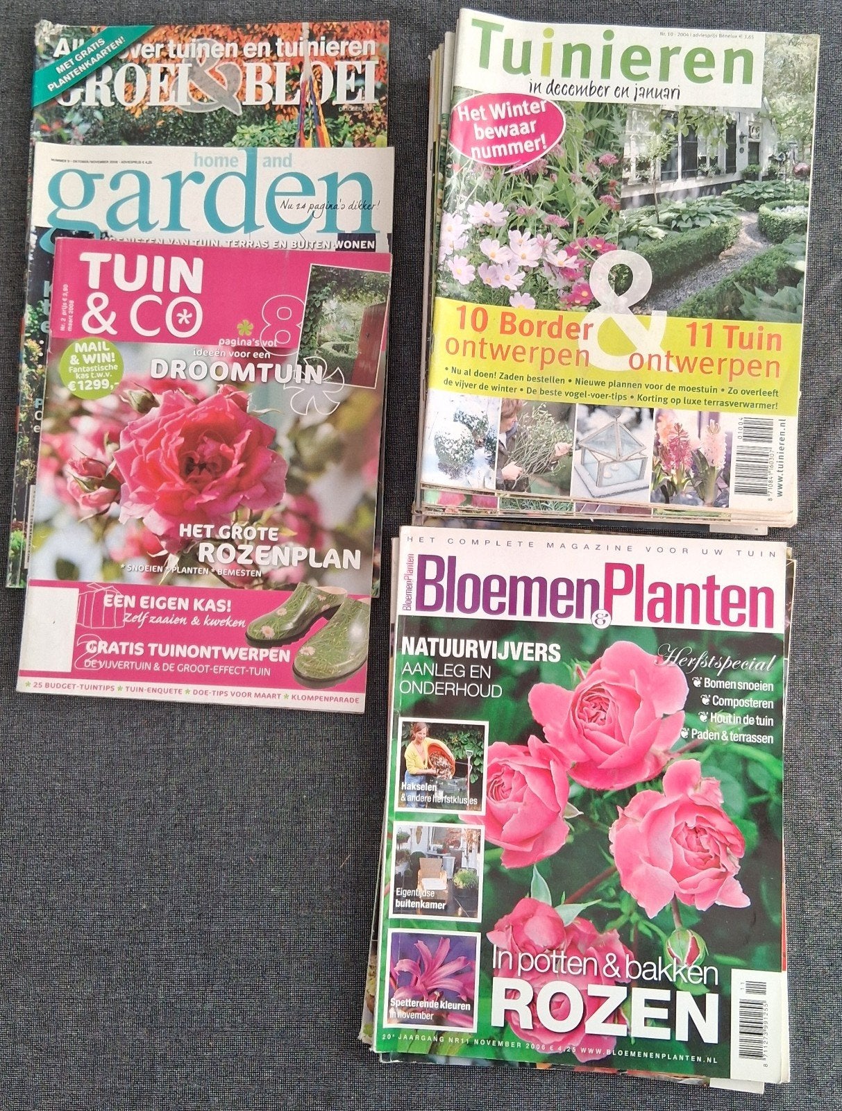 tuinieren bloemen en planten groei en bloei magazines, Boeken, Verzenden, Wetenschap en Natuur