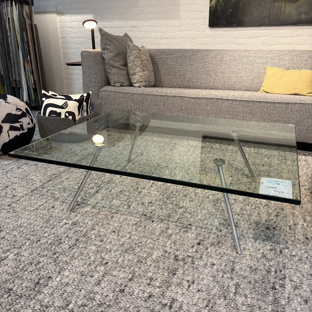 Beek Maupertuus salontafel (nieuwprijs: €1.495,-), Huis en Inrichting, Ophalen, Doetinchem, Gebruikt, Glas