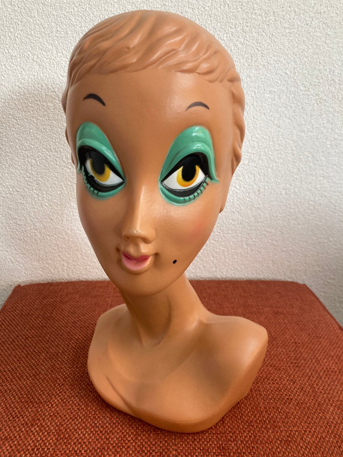 Twiggy Pruikenhoofd vintage, Ophalen of Verzenden, Gebruikt, Overige typen