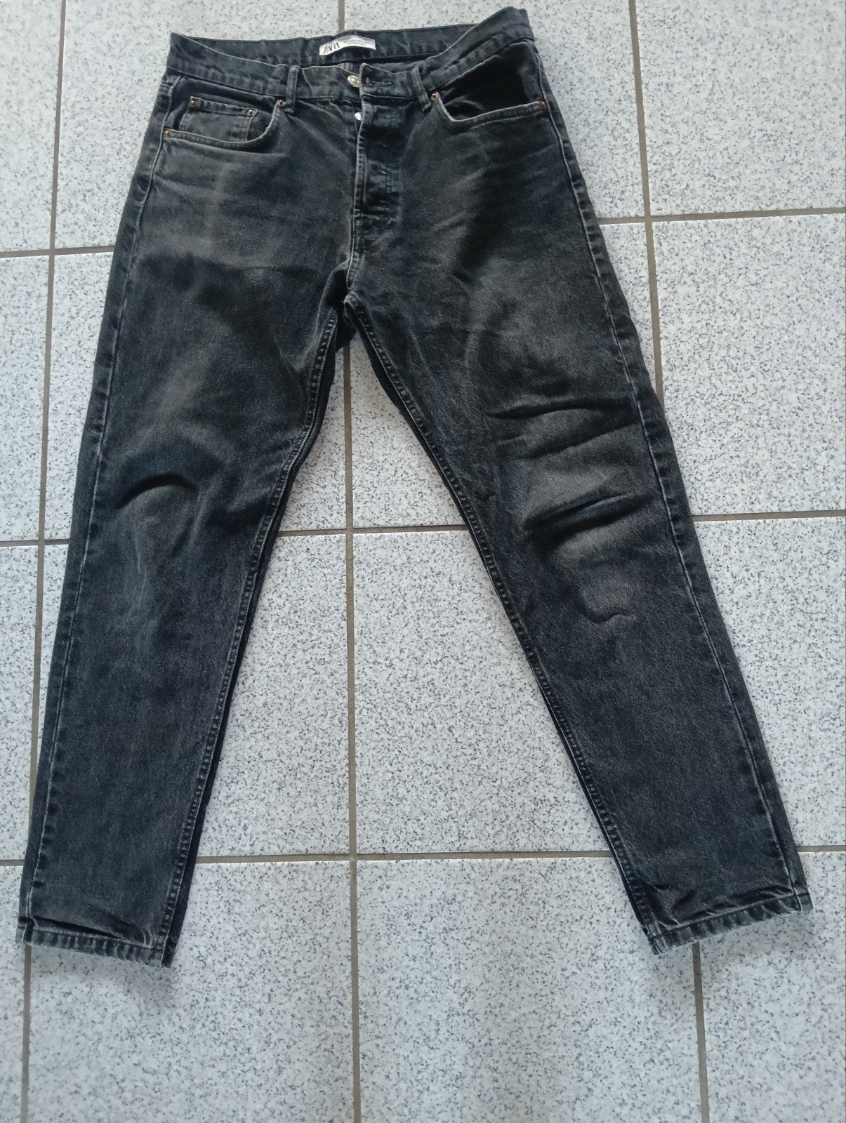 Zara herenjeans - Grijs - W32, Zara, W32 (confectie 46) of kleiner, Ophalen of Verzenden, Grijs