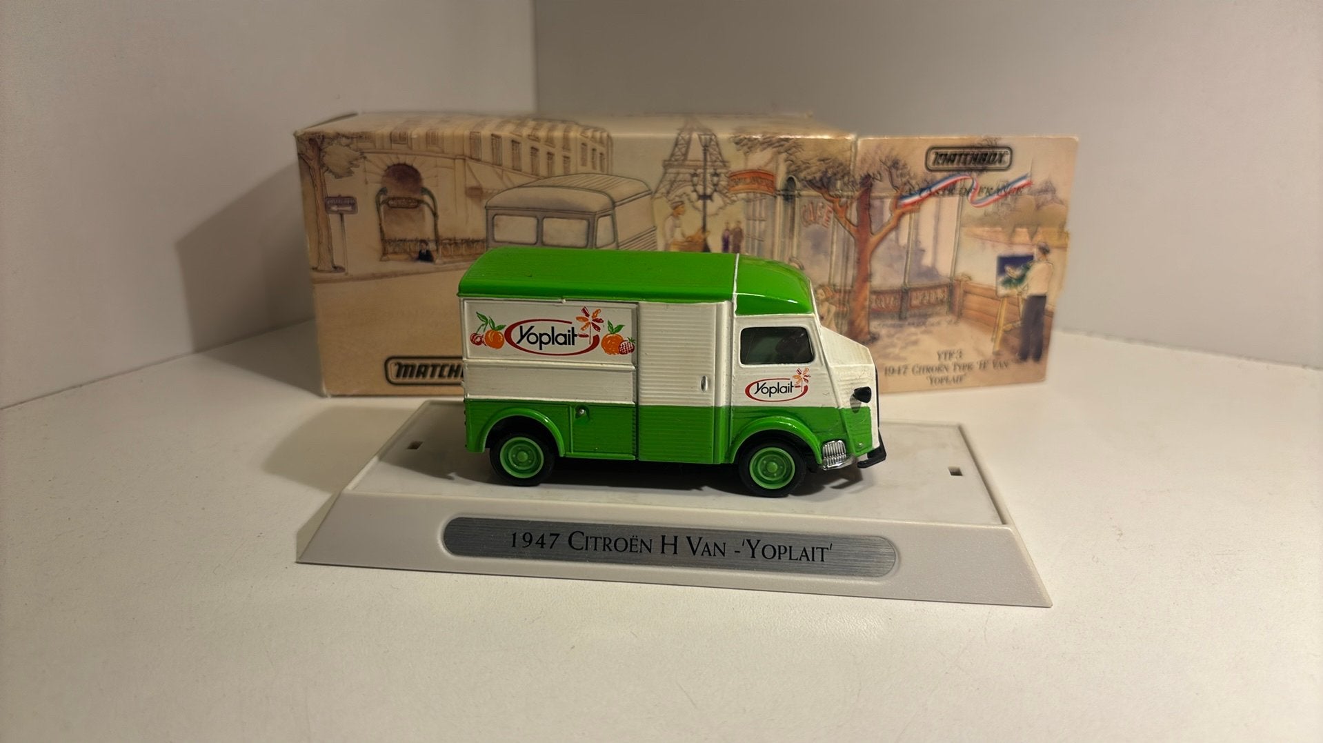 Citroen type h yoplait matchbox 1.43, Auto, Ophalen of Verzenden, A, A