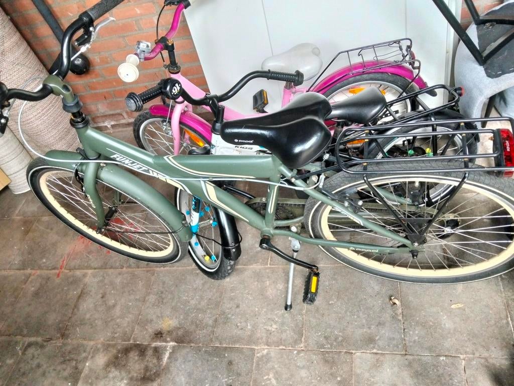 Groene jongensfiets 24 inch - Funjet, Fietsen en Brommers, Fietsen | Jongens, Ophalen, Gebruikt, 24 inch, Funjet