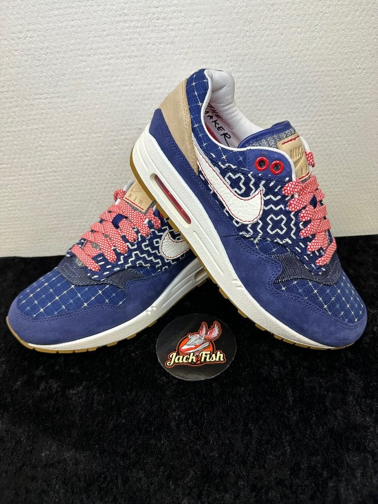 Nike air Max 1 Denham - size 40, Blauw, Nike, Nieuw, Ophalen of Verzenden