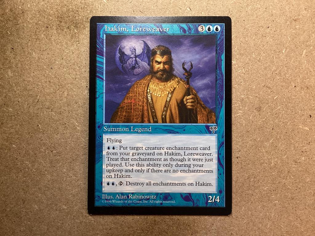 1x Hakim, Loreweaver (Excellent), Ophalen of Verzenden, Zo goed als nieuw, Losse kaart