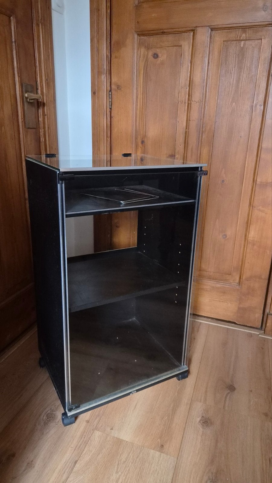 kastje voor platenspeler, Huis en Inrichting, Ophalen, Minder dan 50 cm, Gebruikt, Glas