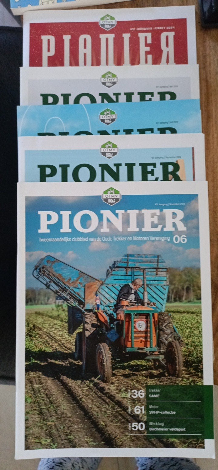 Pionier OTMV Clubblad - Diverse Uitgaven, Ophalen of Verzenden, Gelezen, Overige typen