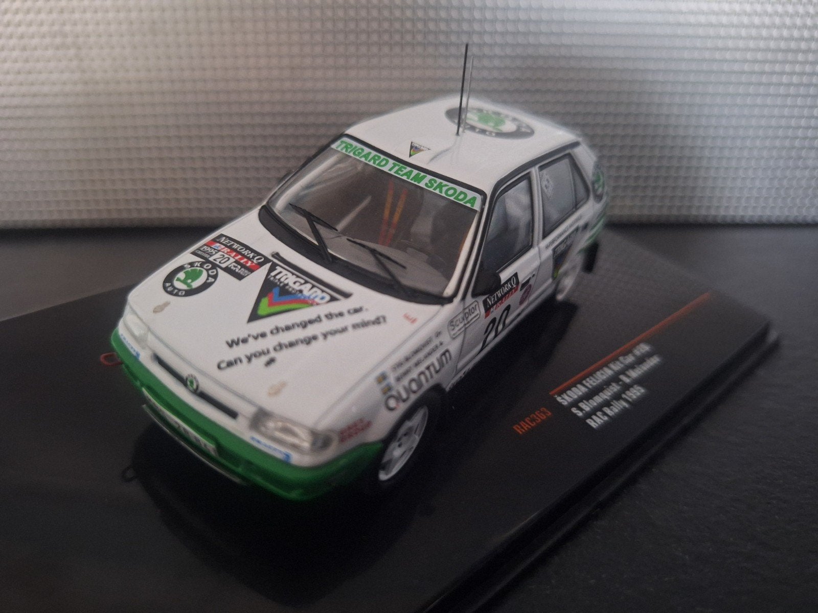 Skoda Felicia Kit Car #20 RAC Rally 1995 Schaal 1:43, Overige merken, IXO, IXO, Nieuw