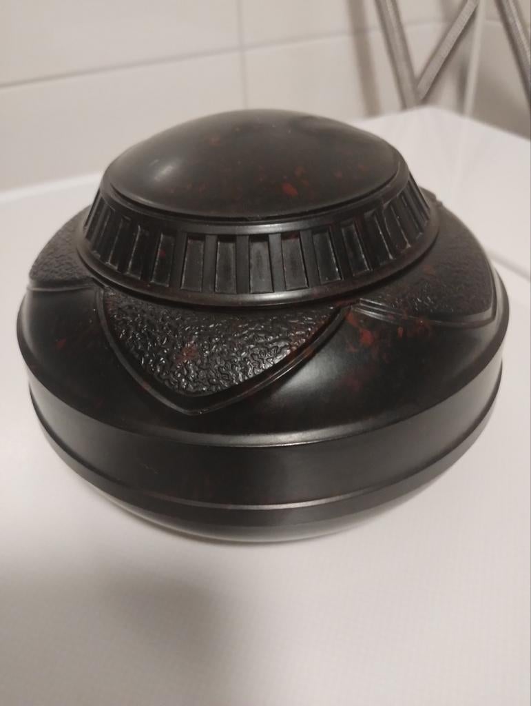 Art Deco taumalit bakelieten pot met deksel, Ophalen of Verzenden