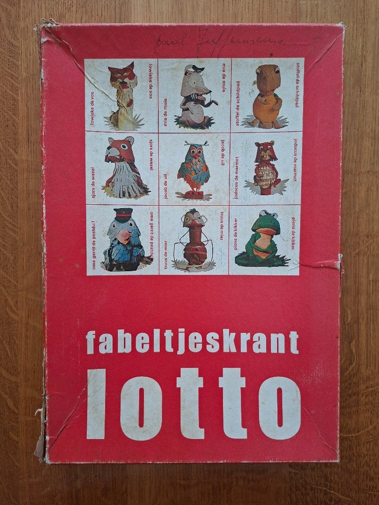 Fabeltjeskrant Lotto., Vijf spelers of meer, Ophalen of Verzenden, Gebruikt, J. van Brunschot N.V.