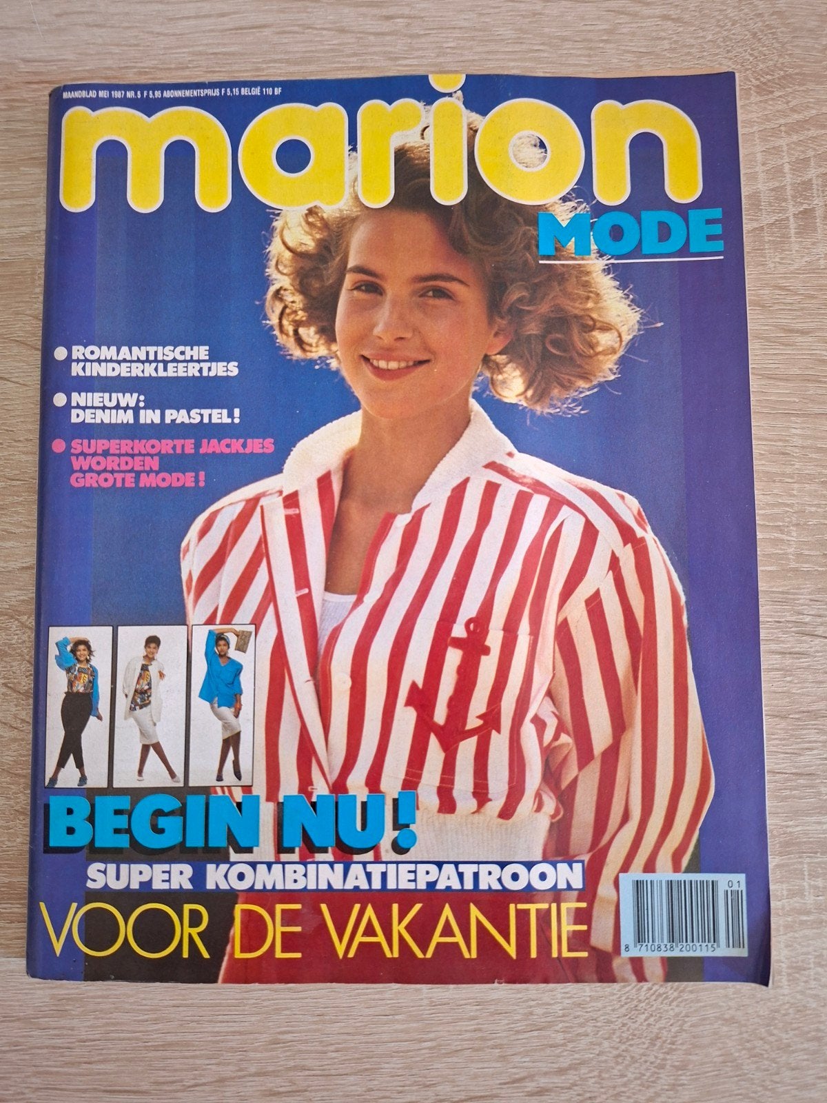 Marion Mode Mei 1987 - Vintage Mode Magazine, Ophalen of Verzenden