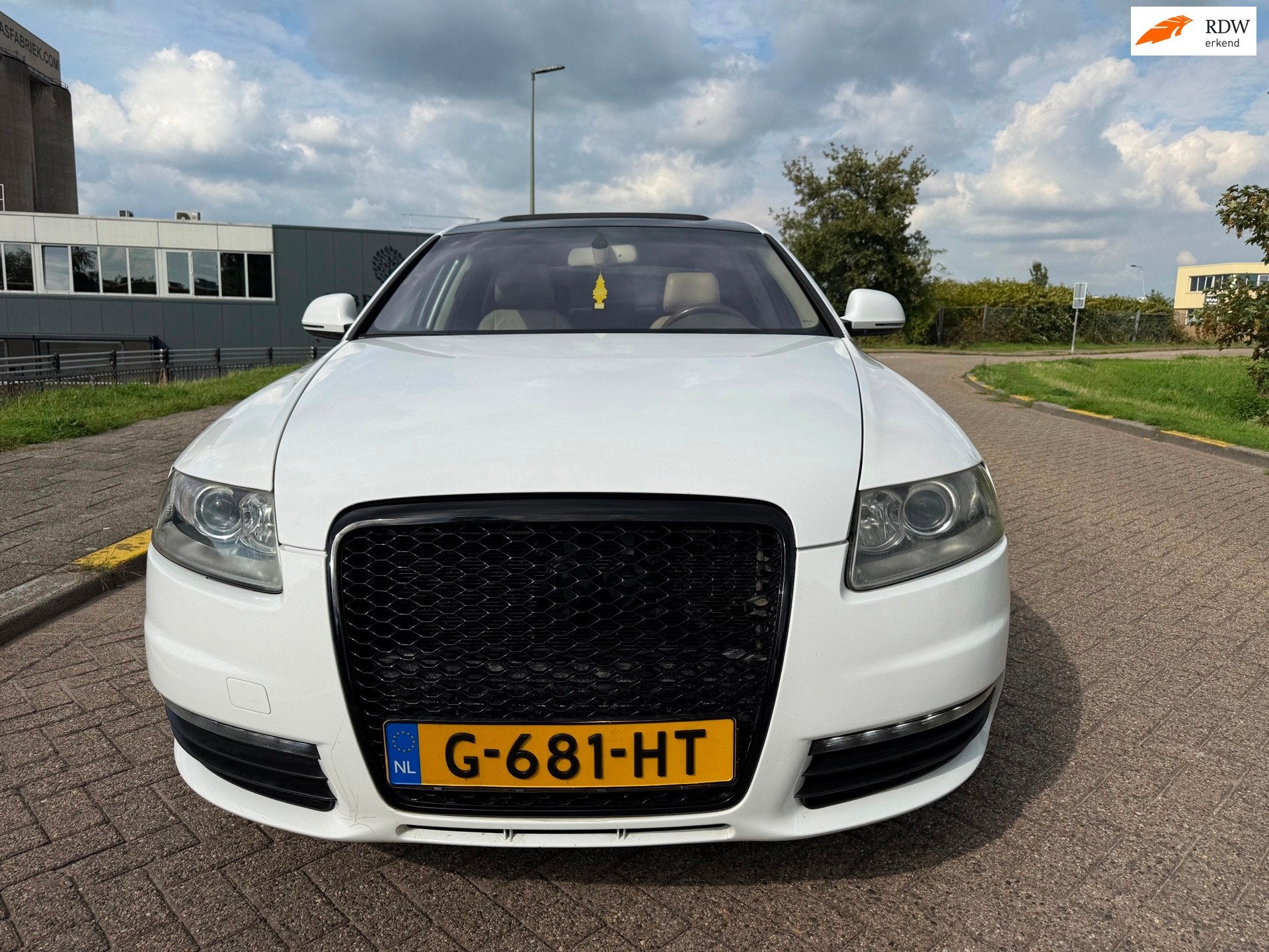 Audi A6 Limousine 3.0 TFSI quattro Pro Line Plus, Auto's, Euro 5, Gebruikt, Beige, Wit