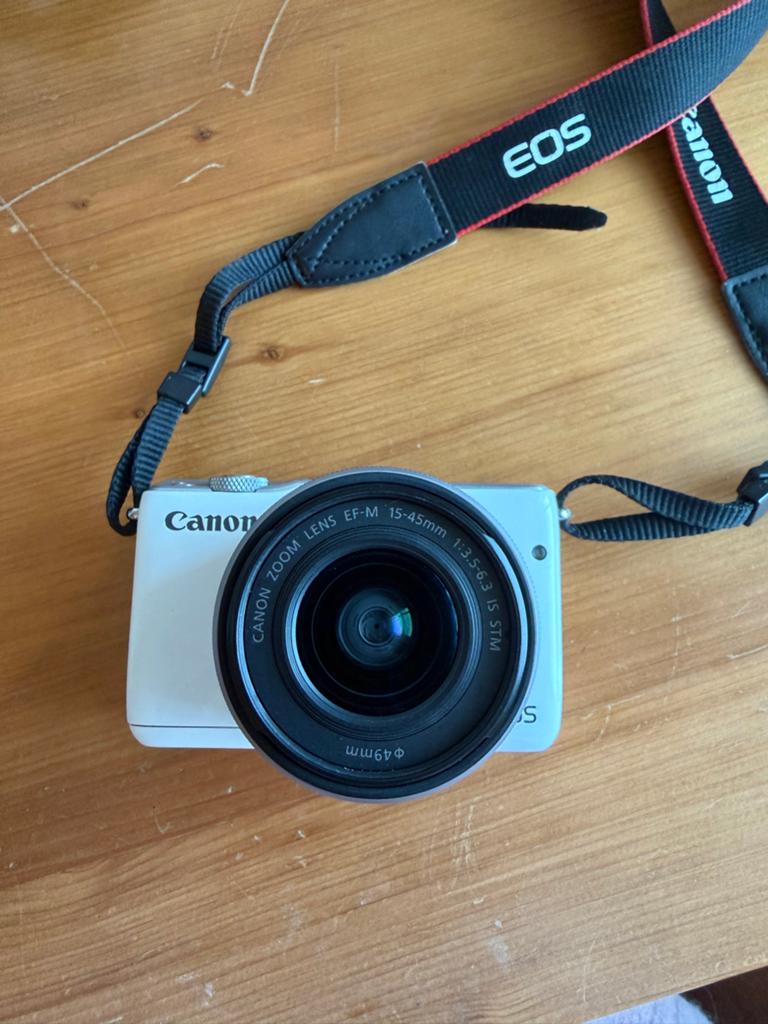 Canon EOS M10 Compact Camera met 15-45mm lens, Audio, Tv en Foto, Fotocamera's Digitaal, Ophalen of Verzenden, Zo goed als nieuw
