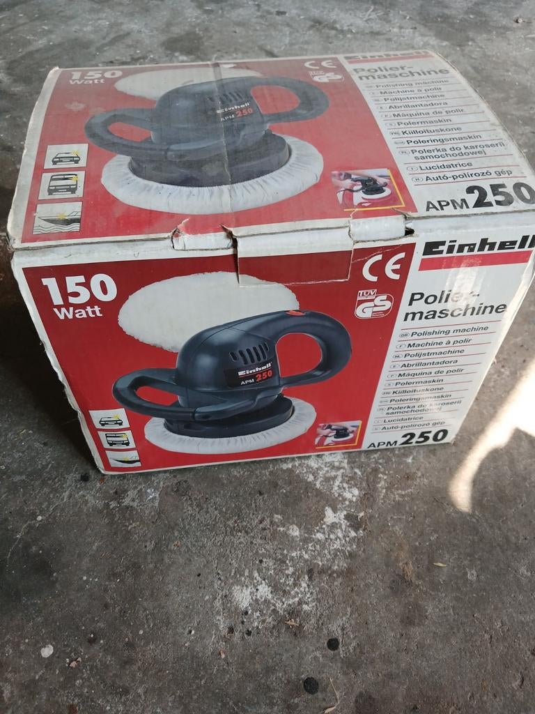 Einhell Polijstmachine APM 250 - Nieuw in doos, Ophalen