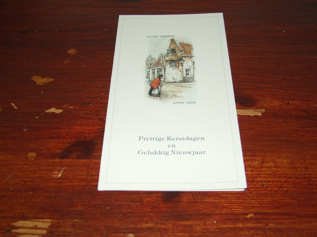105- Anton Pieck  Hoorn 19e eeuw - ca. 9,5 x 18,5 cm, Gebruikt, Verzenden, Gebouw, Voor 1940