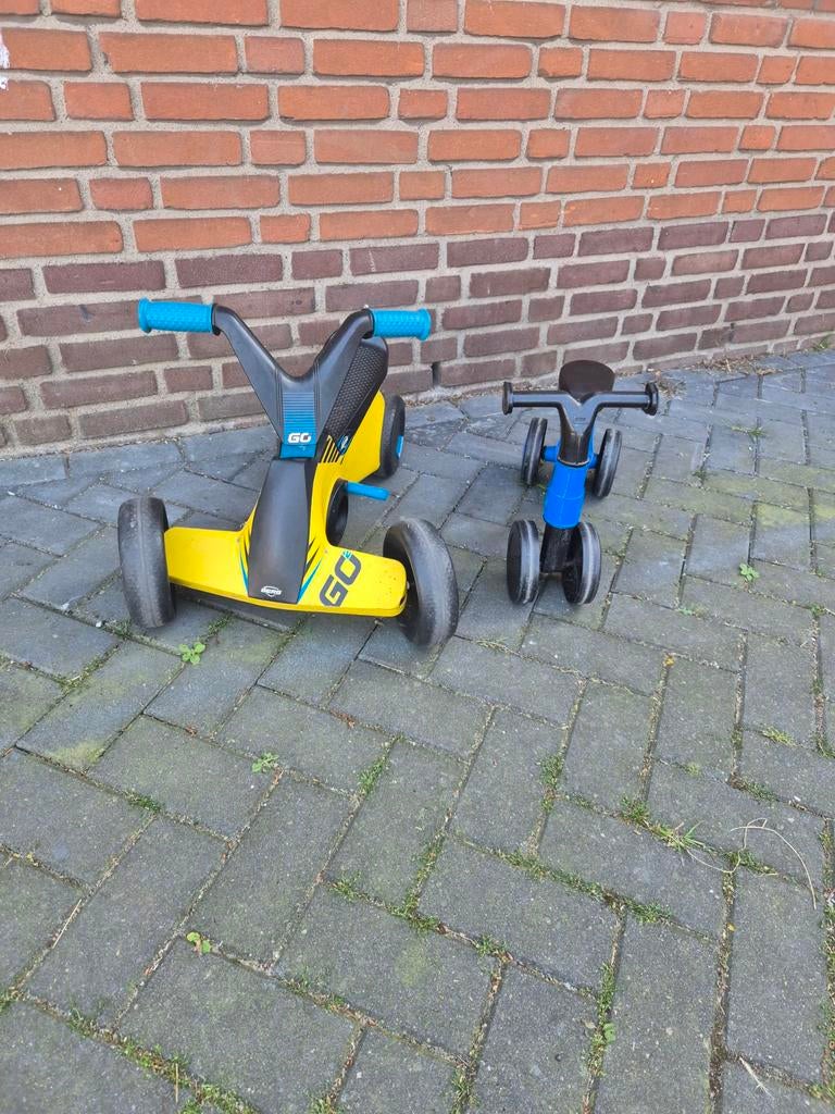 BERG GO2 Loopfiets / Driewieler en Lena Loopfiets, Ophalen, Gebruikt, Loopfiets