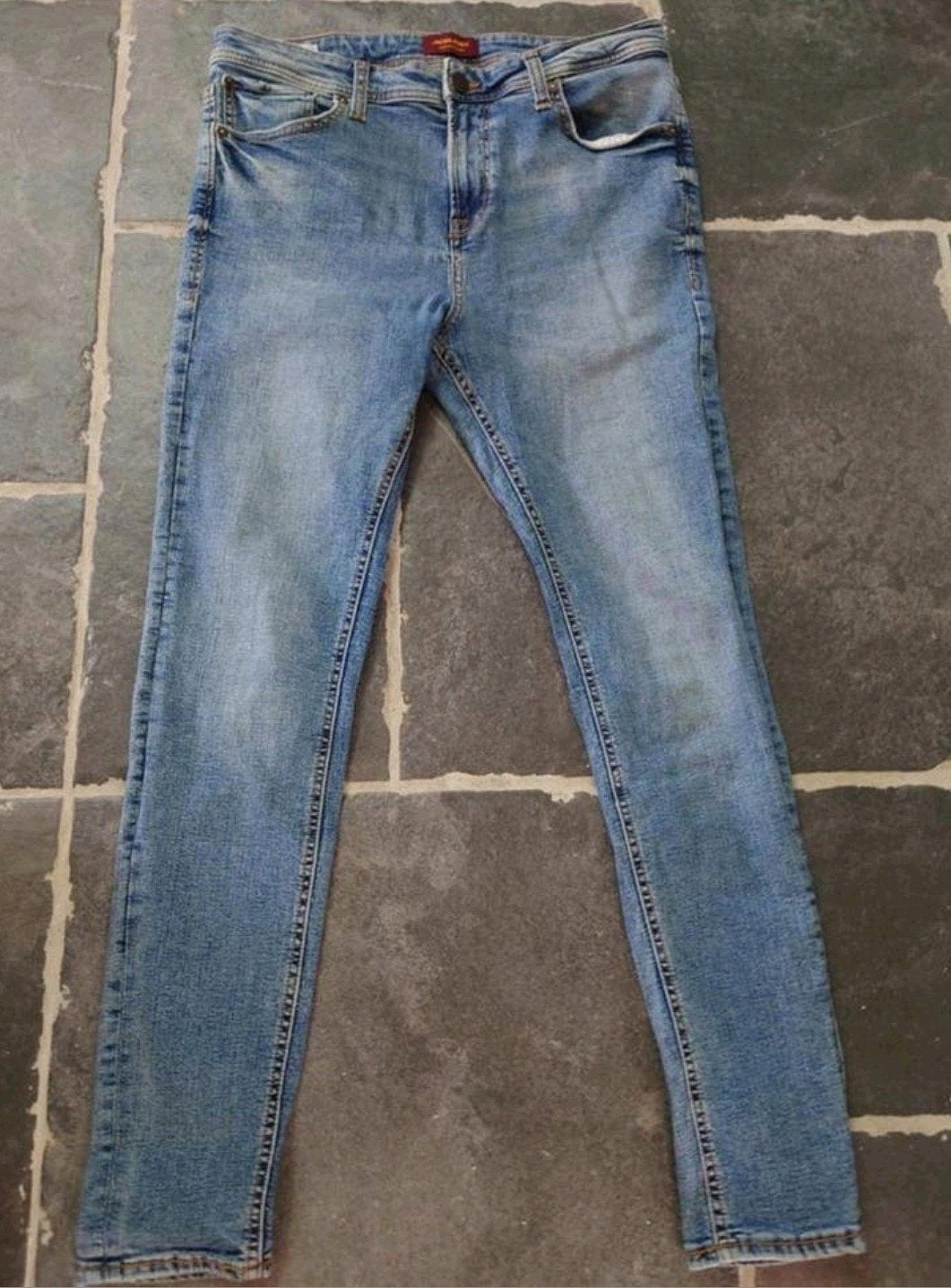 Jack & Jones, PETE / Tapered,Slim fit, W32 L32, zgan Rob3232, JACK&JONES, Blauw, W32 (confectie 46) of kleiner, Ophalen of Verzenden