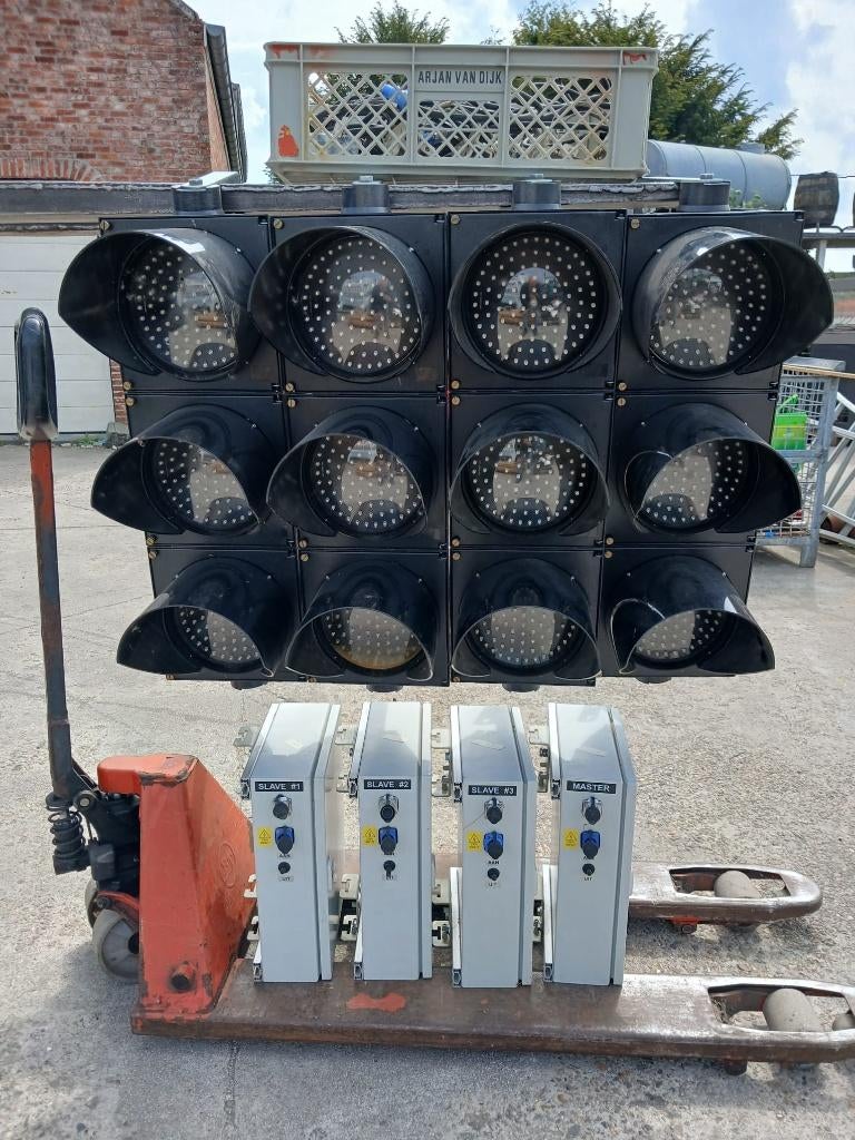 Professionele LED verkeerslichten set, Doe-het-zelf en Verbouw, Ophalen, Gebruikt, Minder dan 50 watt, Overige typen