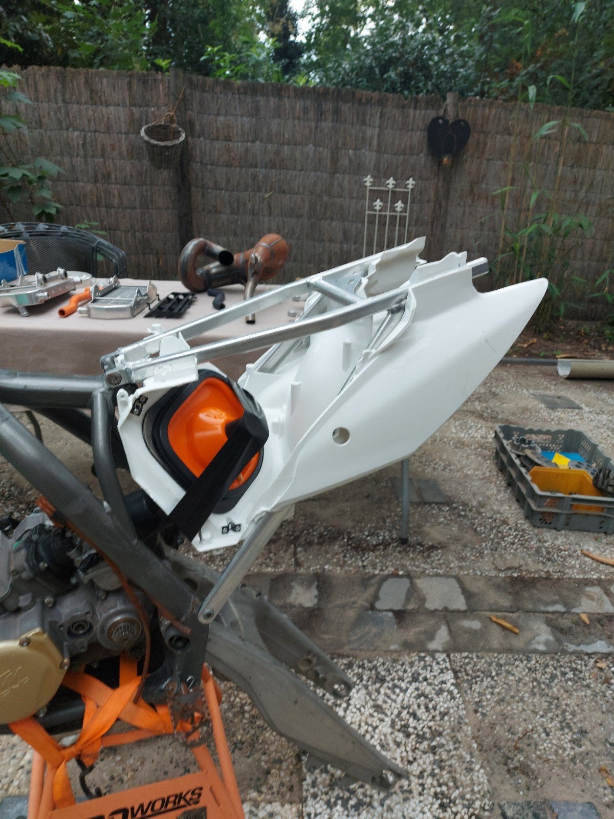 KTM 380 SX project, Particulier, Crossmotor