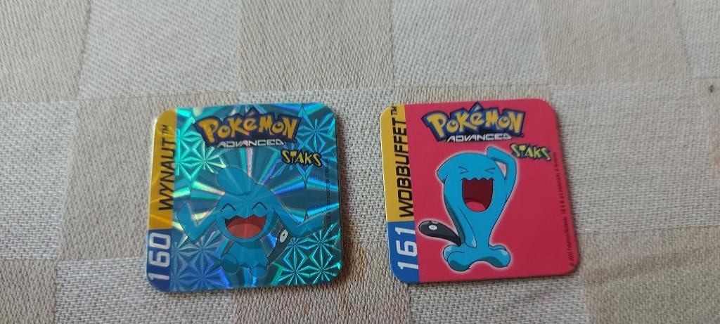 magneten speelgoed pokemon panini staks Wynaut Wobbuffet, Ophalen of Verzenden, Nieuw