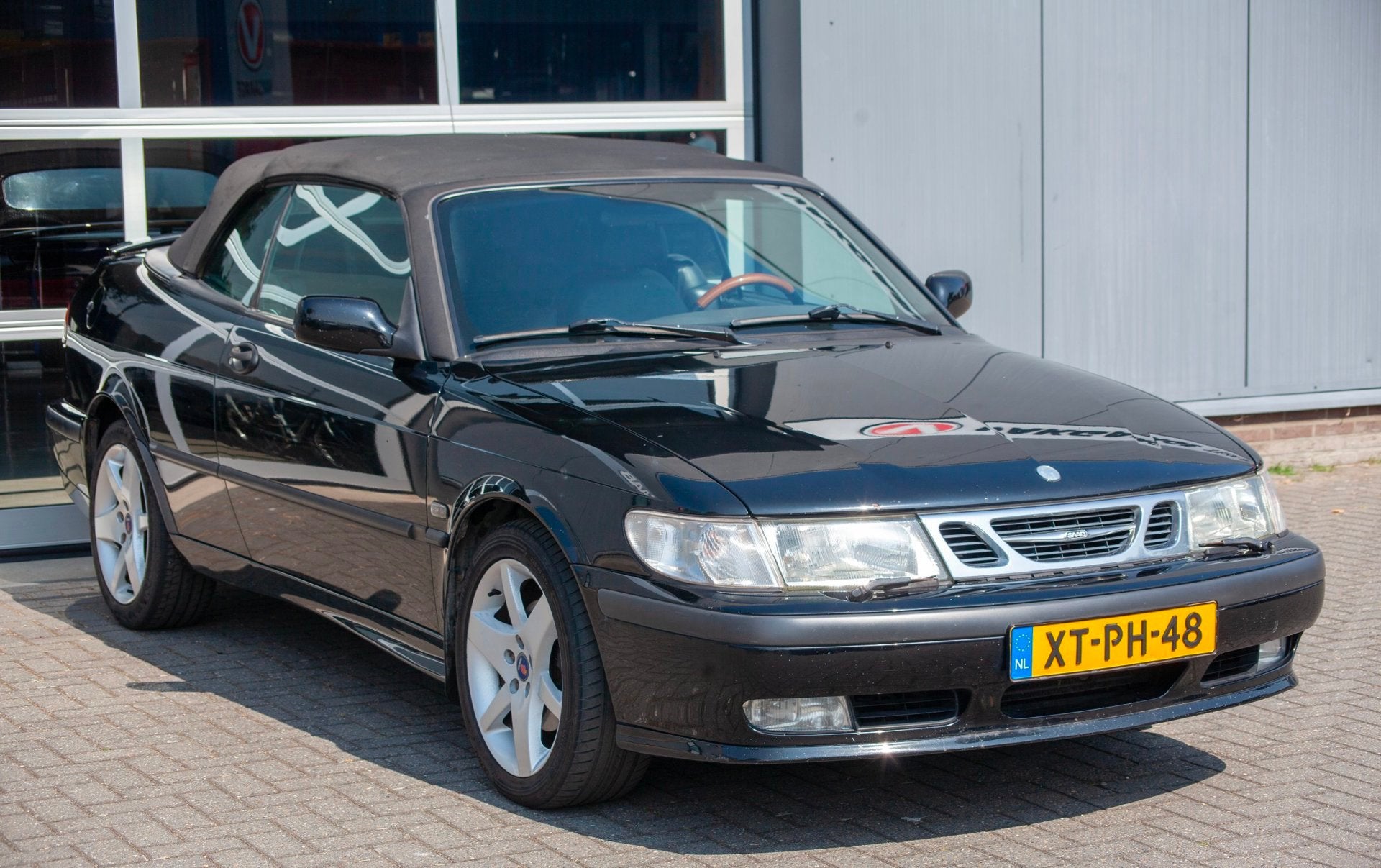 Saab 9-3 Cabrio 2.0 Turbo SE FSP, 730 kg, Gebruikt, Zwart, 4 cilinders