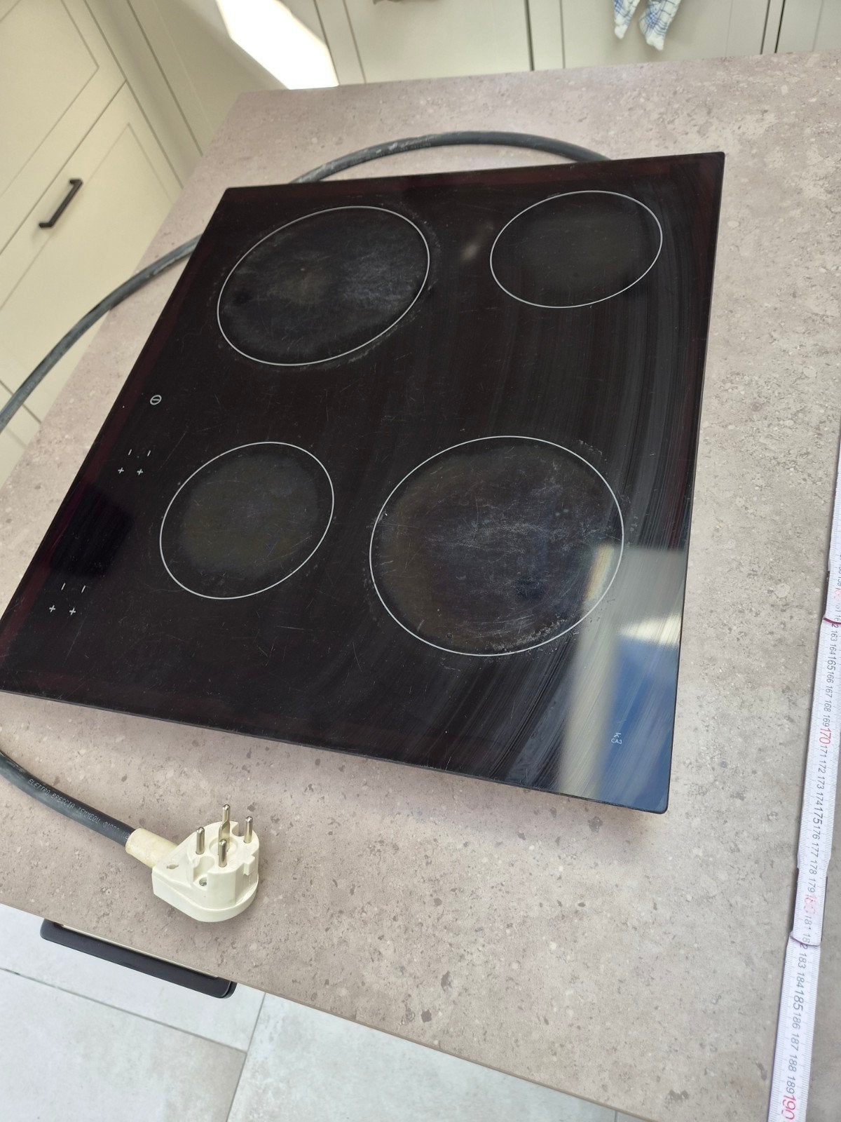 Kookplaat gebruikt, Witgoed en Apparatuur, Ophalen, Gebruikt, 4 kookzones, Inbouw