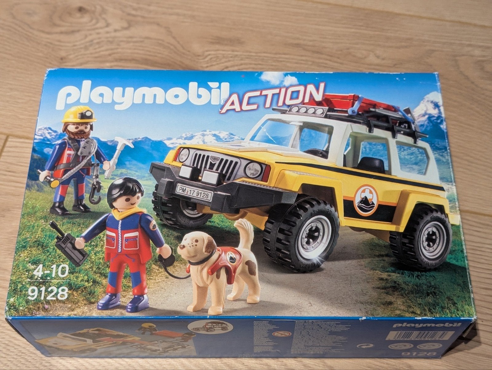 Playmobil action Berg reddingsteam met hond 9128, Complete set, Voertuig, Ophalen of Verzenden, Zo goed als nieuw