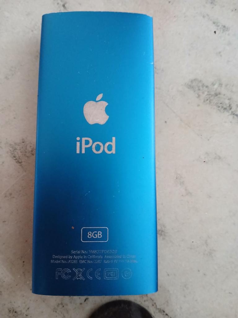 iPod Nano 8GB Blauw - Goede Staat met laadkabel, Gebruikt, Blauw, Ophalen of Verzenden, Nano