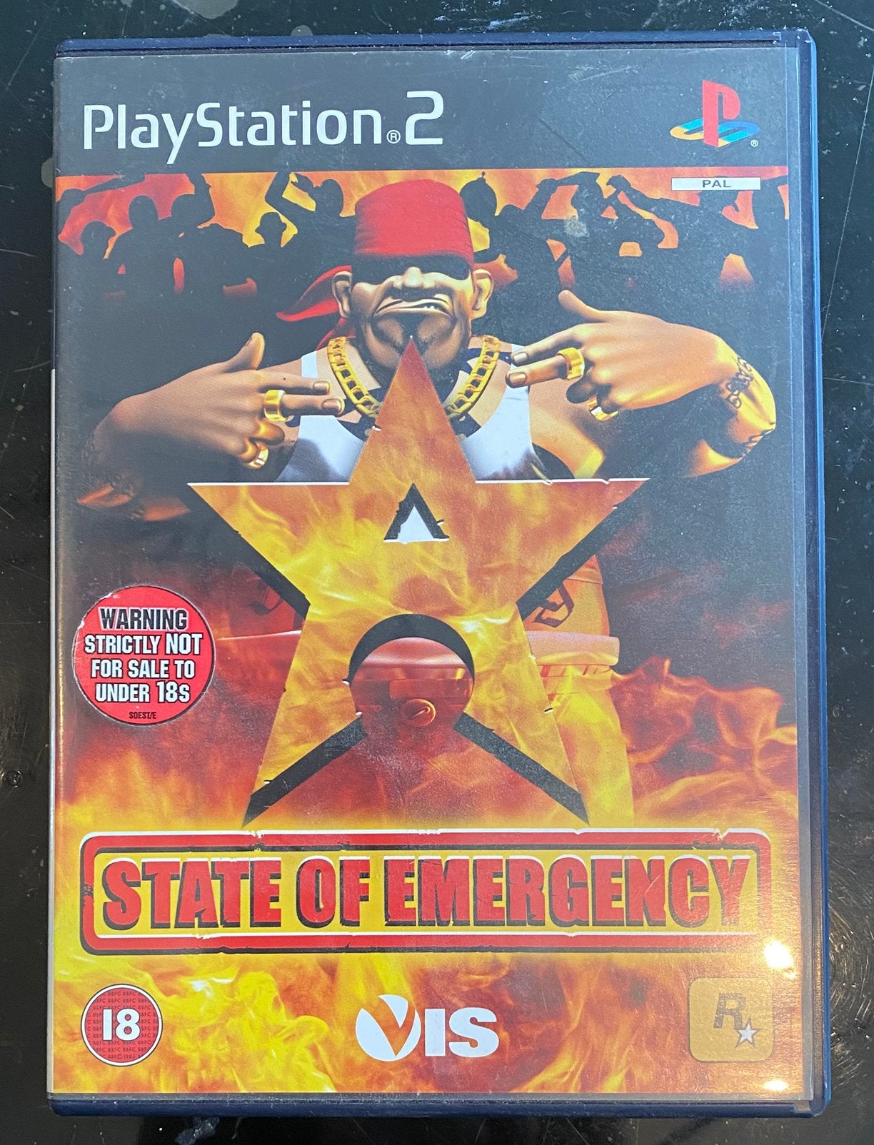 State of Emergency (PS2 / PlayStation 2), Gebruikt, 1 speler, Racen en Vliegen, Ophalen of Verzenden