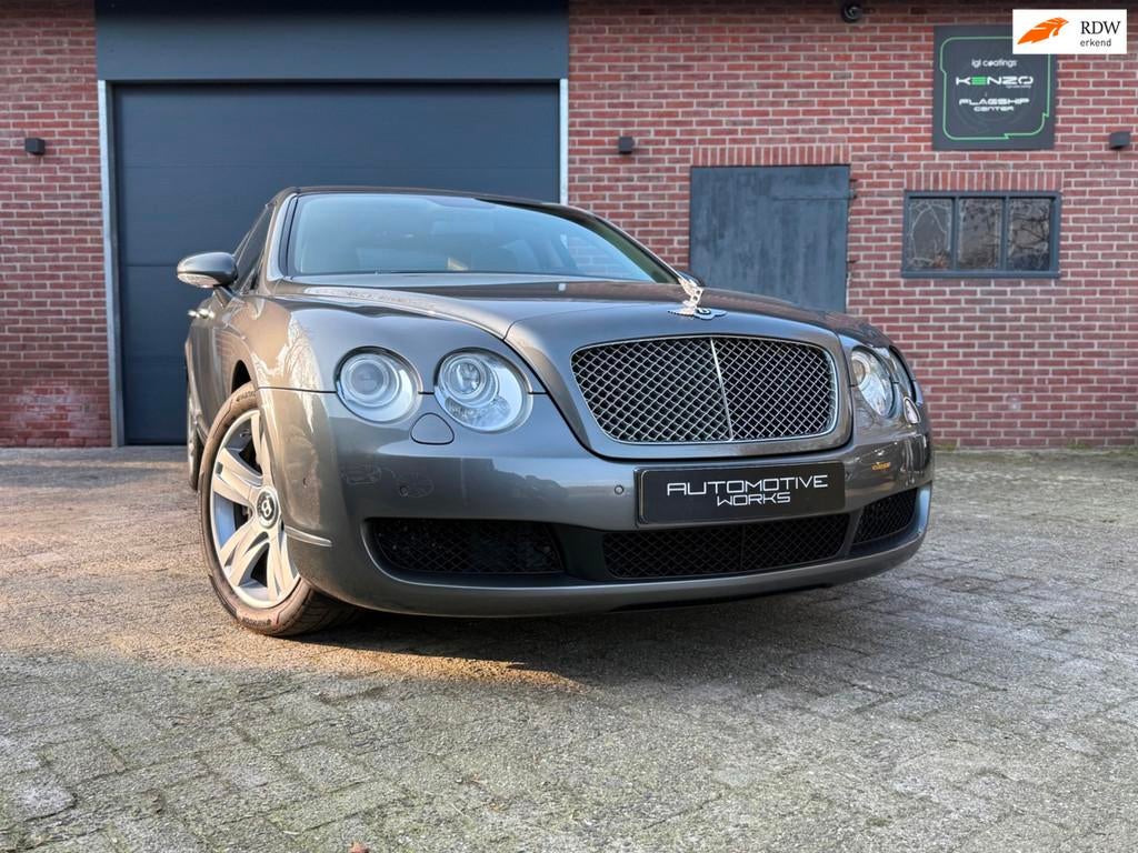 Bentley Continental Flying Spur 6.0 W12 l Perfect onderhoude, Auto's, Automaat, Gebruikt, Beige, 12 cilinders