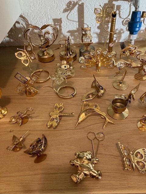Crystal temptations 24K. verguld, Ophalen of Verzenden, Zo goed als nieuw, Figuurtje