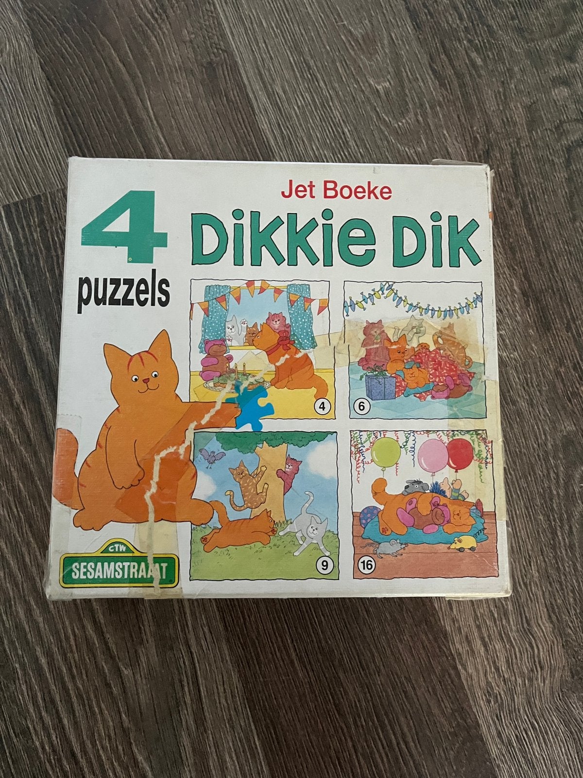 Puzzel Dikkie Dik, Ophalen of Verzenden, Minder dan 10 stukjes, Gebruikt, 2 tot 4 jaar