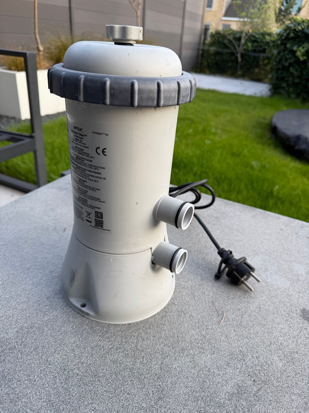 Intex zwembadpomp - Model 604M, Ophalen of Verzenden, Gebruikt, Zwembadpomp
