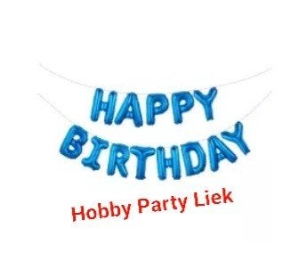 happy birthday letters vlaggenlijn nr Hb10, Ophalen of Verzenden, Nieuw, Versiering, Verjaardag