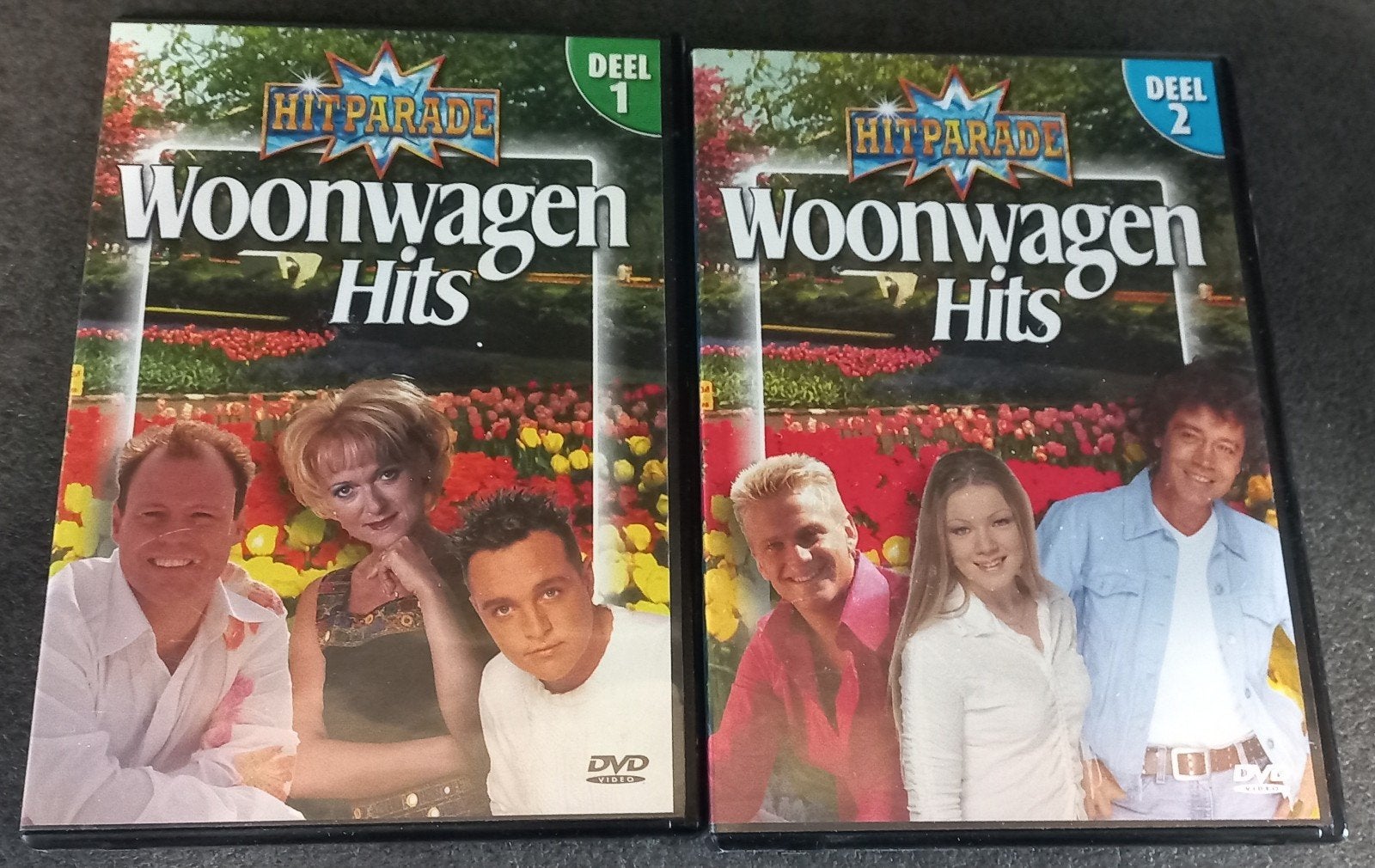 Hitparade Woonwagen Hits Deel 1 & 2 DVD, Alle leeftijden, Ophalen of Verzenden, Gebruikt, Inclusief doosje