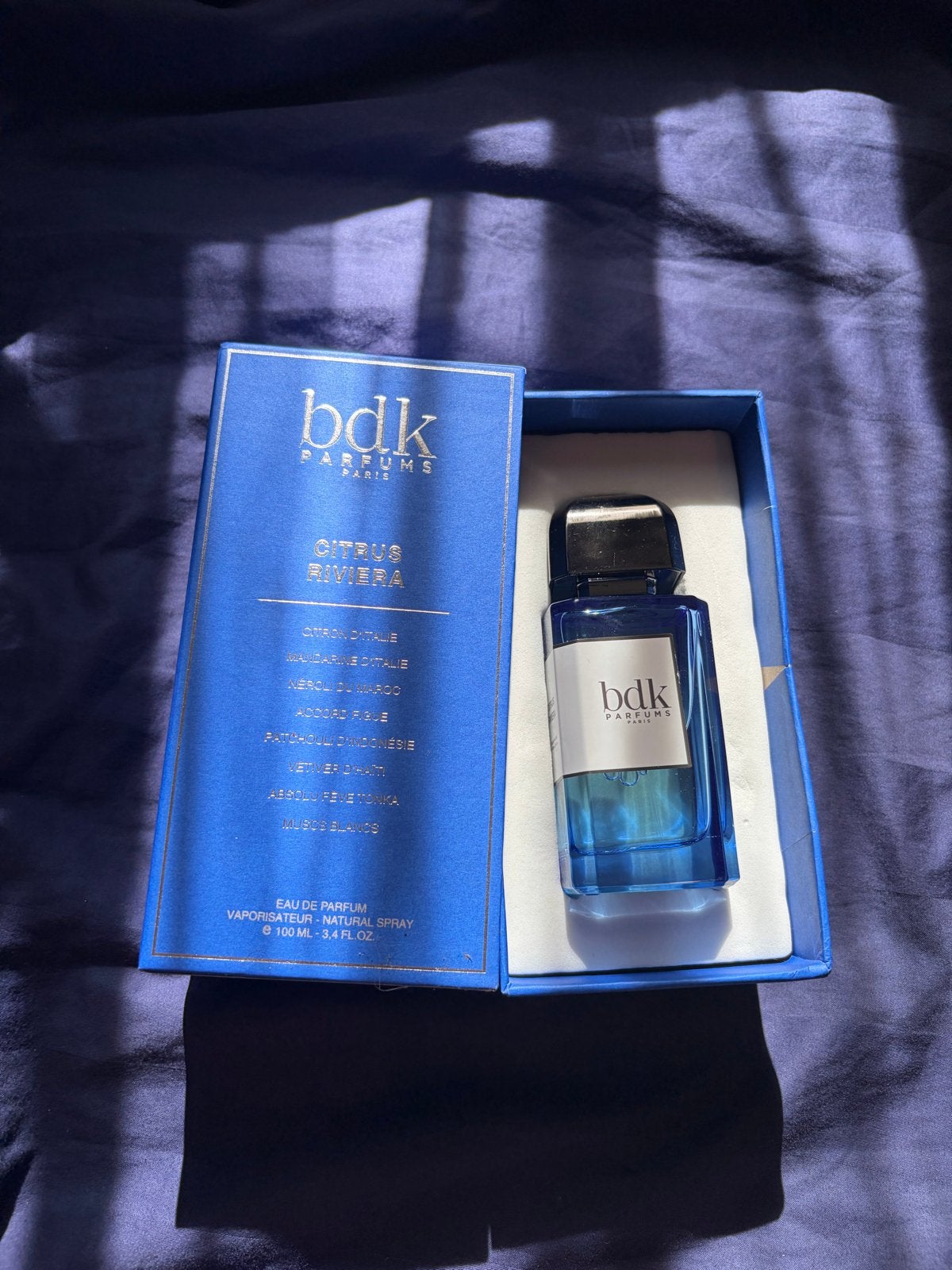 BDK Parfums Citrus Riviera Eau de Parfum 100ml, Ophalen of Verzenden, Zo goed als nieuw