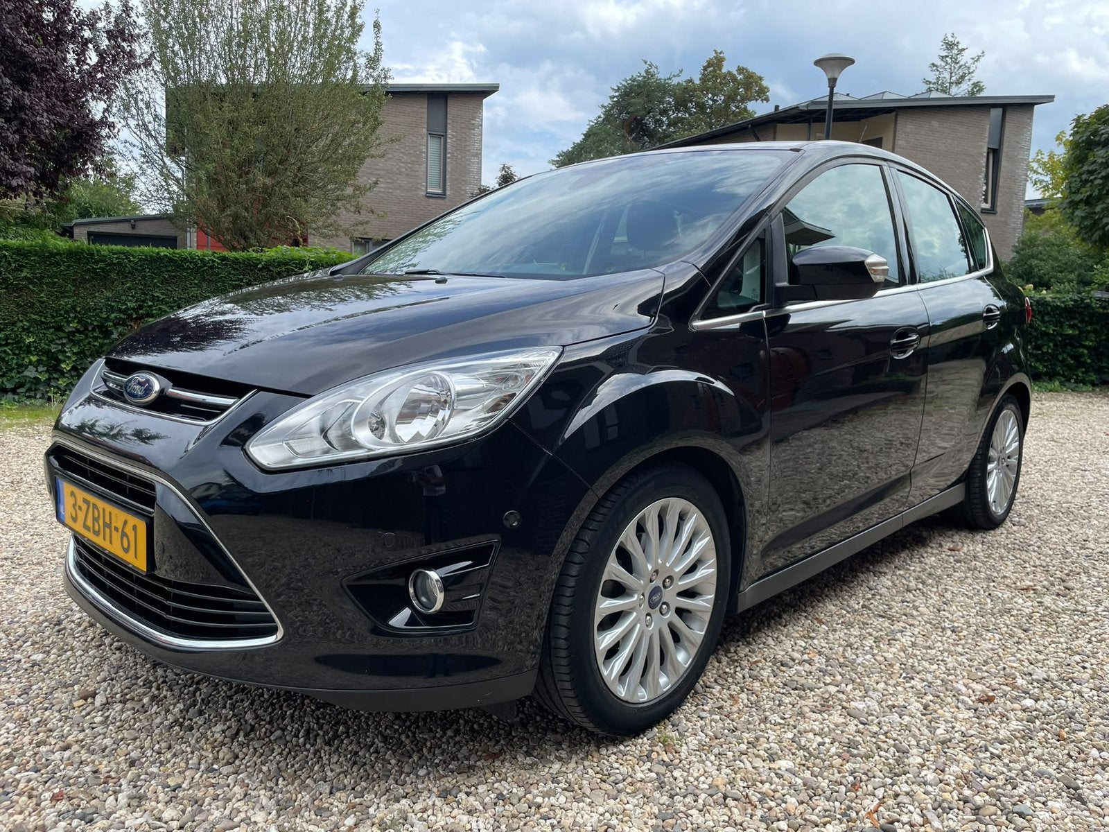 Ford C-Max 1.0 92KW 2014 | AIRCO | TREKHAAK |, 125 pk, Zwart, Origineel Nederlands, Handgeschakeld