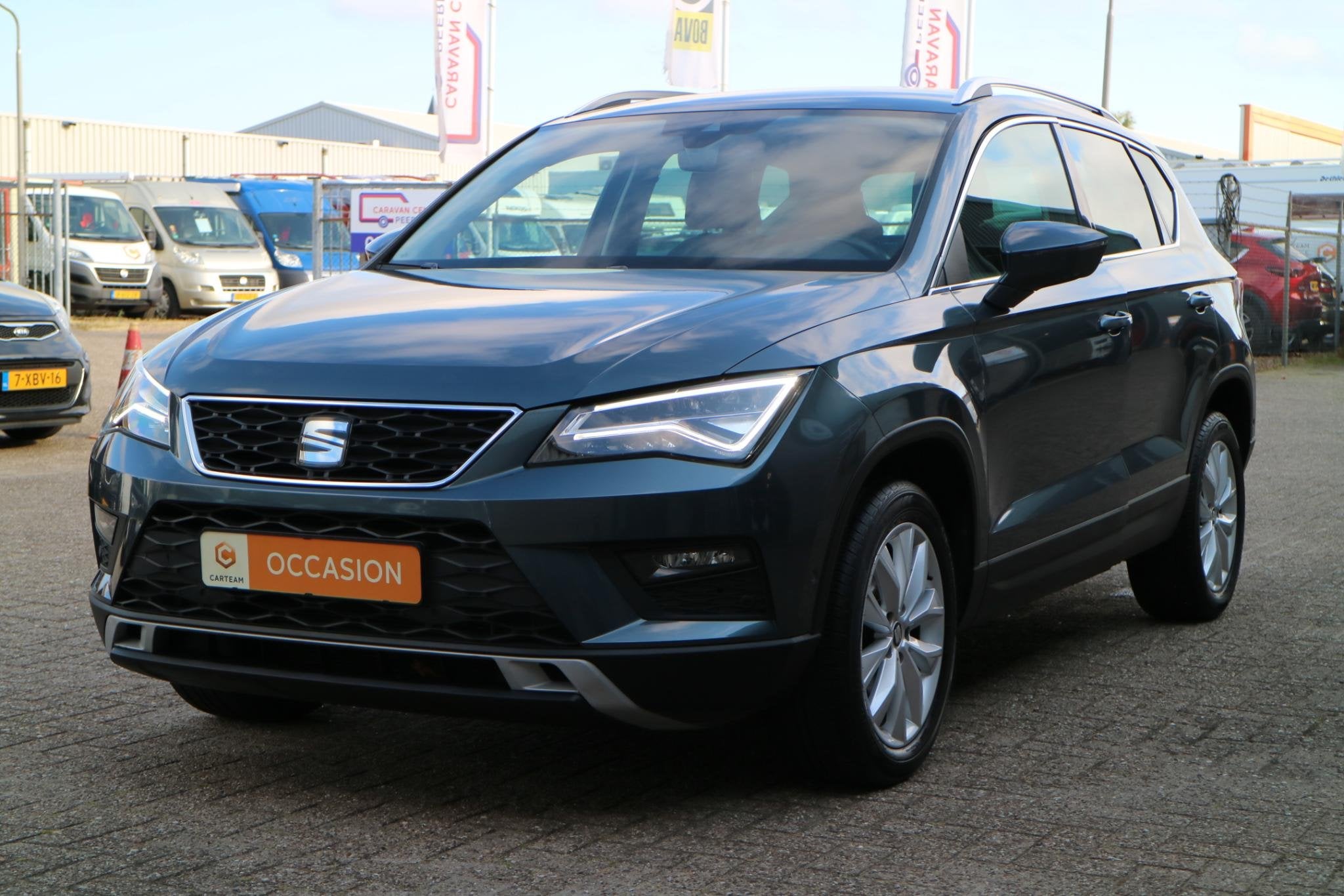 SEAT Ateca 1.0 EcoTSI Style | Camera | Elektr. A. Klep | Car, Auto's, Seat, Gebruikt, 19 km/l, 3 cilinders, SUV of Terreinwagen