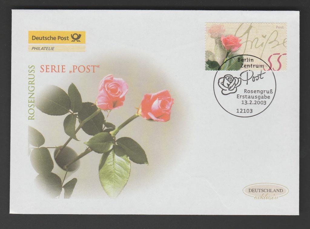 Duitsland - FDC Michelnr 2317 - serie post, rozenstruik, Verzenden, 1990 tot heden, Postfris