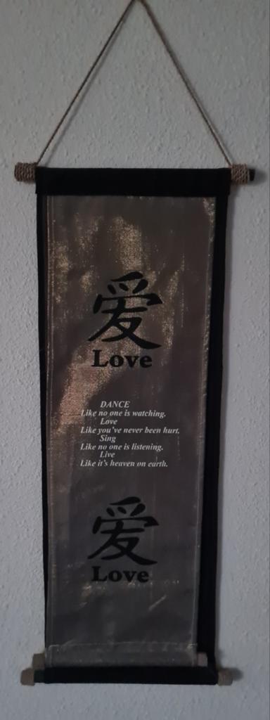 TEKSTDOEK LOVE, Ophalen of Verzenden, Nieuw
