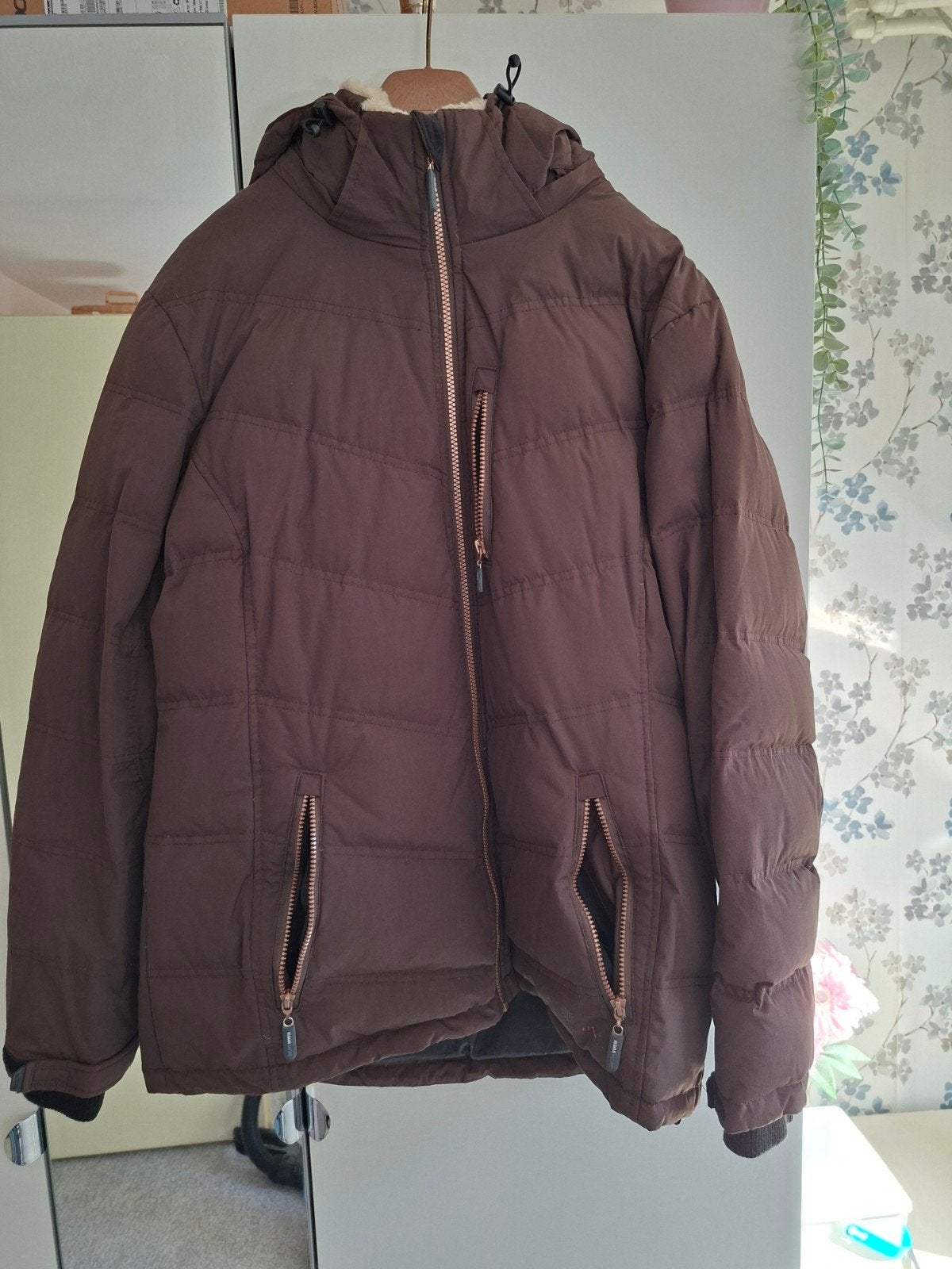 Human Nature Outdoor Jas XXL (dames) - dons, Ophalen, Bruin, Maat 46/48 (XL) of groter, Zo goed als nieuw