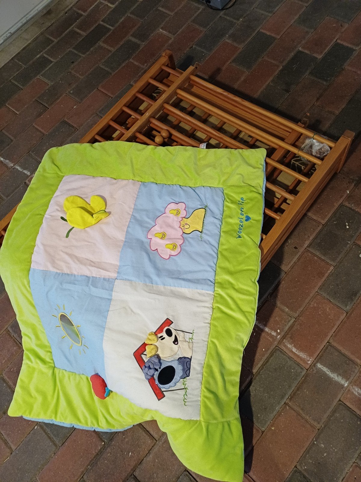 Kinderbox met stoffen en kunststof boxkleed, Kinderen en Baby's, Boxen, Ophalen, Boxkleed