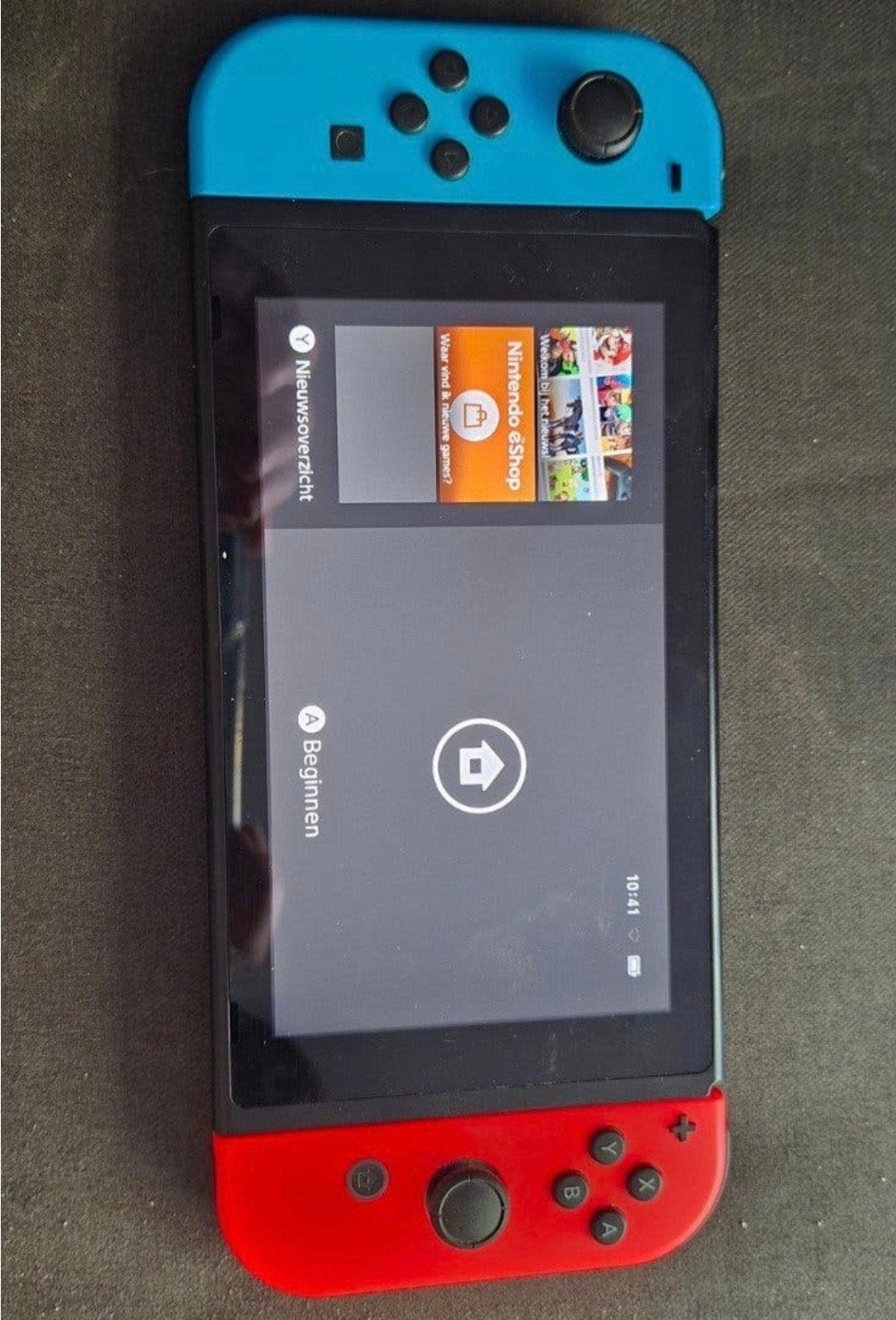 Nintendo Switch met 2 controllers en 4 games, Met games, Met 2 controllers, Ophalen of Verzenden, Zo goed als nieuw