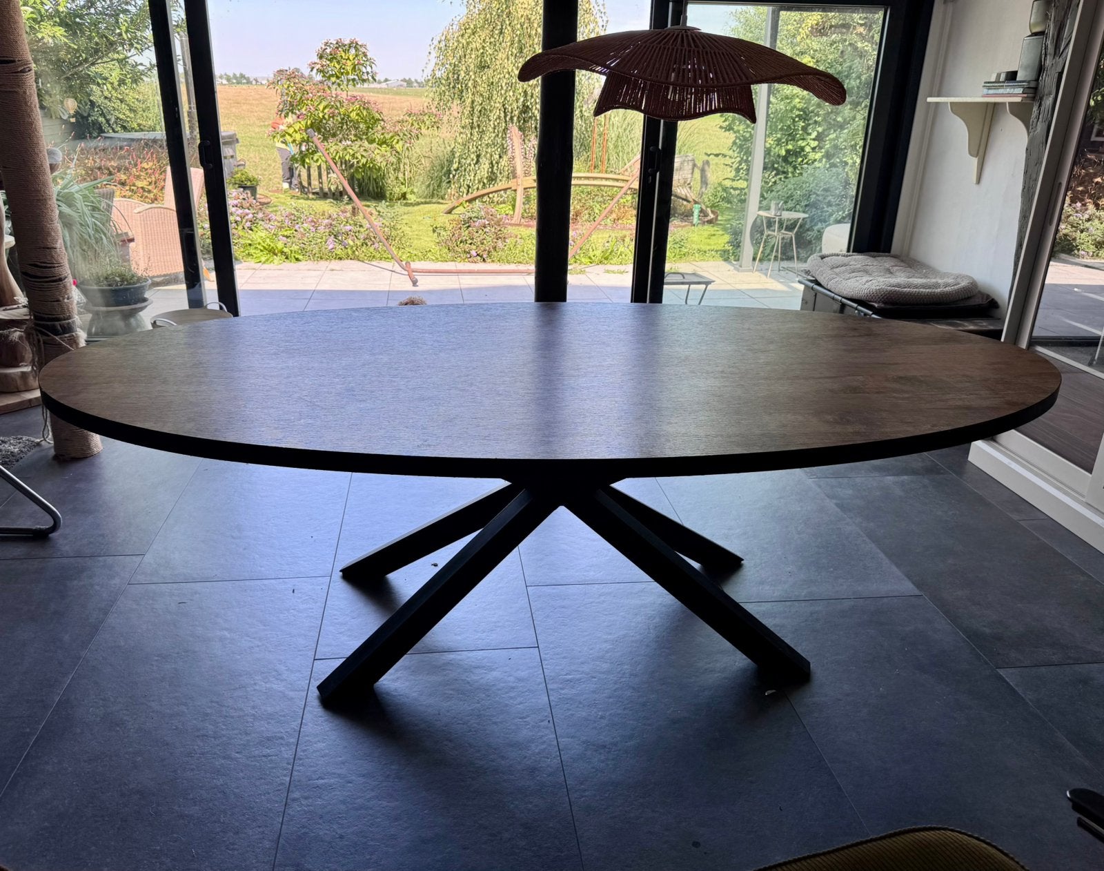 Xl Xxl eettafel. 250 x 128. Hoogte 78. Lamulux., Huis en Inrichting, Tafels | Eettafels, Ophalen, 100 tot 150 cm, 200 cm of meer