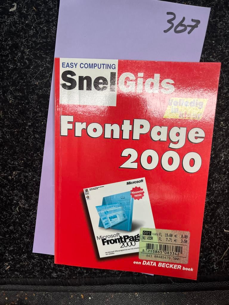 Easy Computing SnelGids FrontPage 2000, Boeken, Ophalen of Verzenden, Zo goed als nieuw, Internet of Webdesign